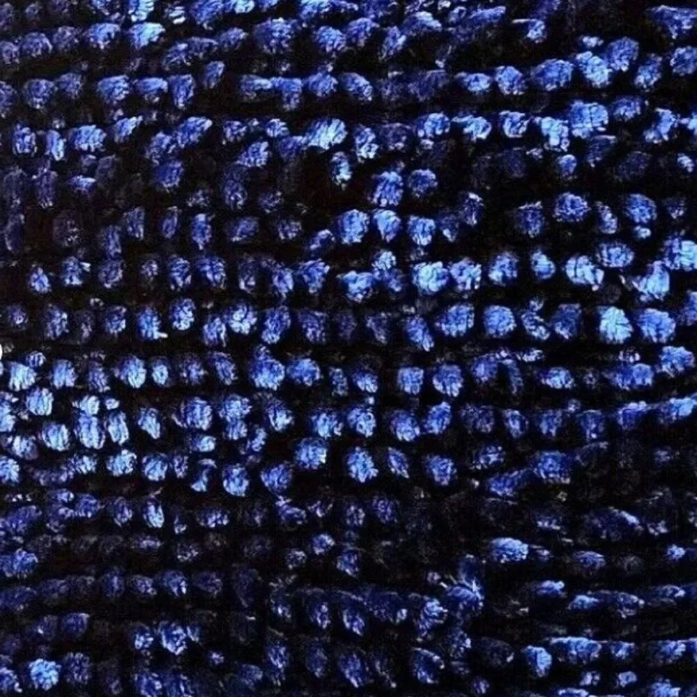 brand new Wild Sage Super Soft Nadia Noodle 24x40 inch Bath Mat Rug in Navy Blue